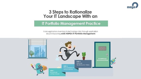 3 Steps to Rationalize your IT Landscape with an IT Portfolio Management Practice