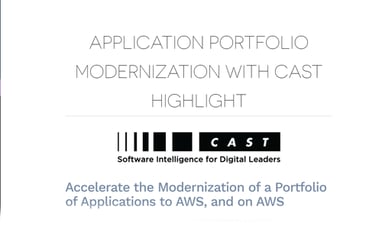 AWS Workshop: Portfolio Assessment on CAST Highlight